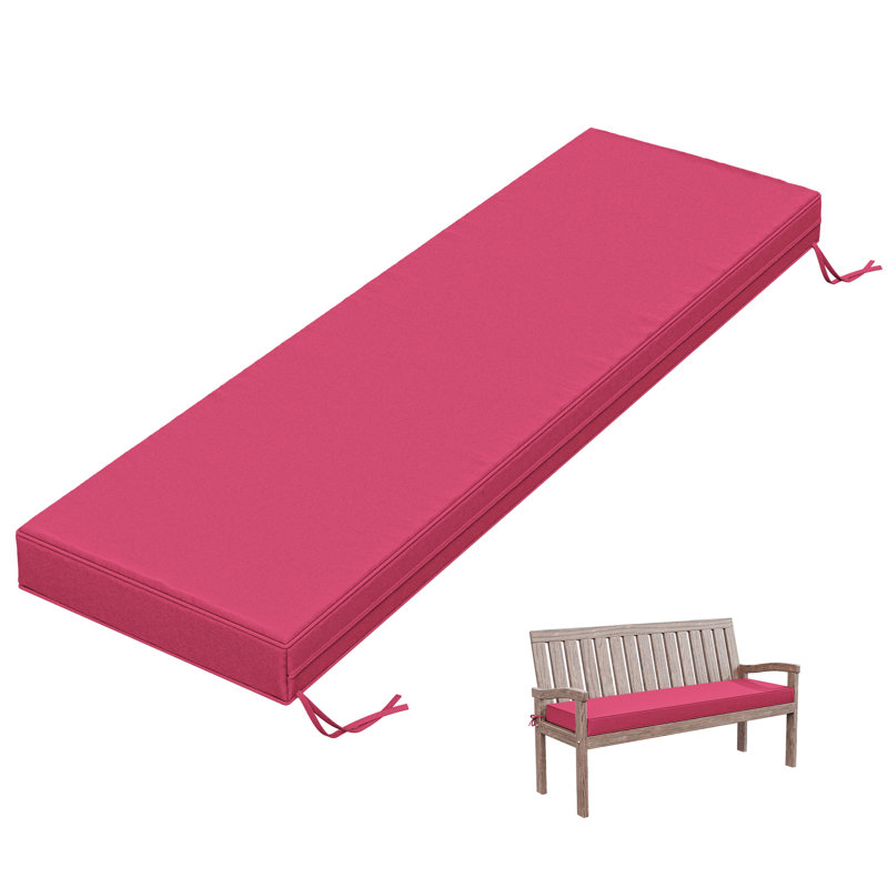 Outdoor 3.5'' Bench Seat Cushion, Available In 5 Sizes, 60" W x 18" D, Cream