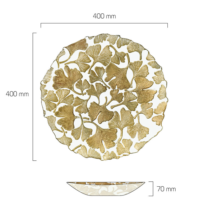 Decorative Bowls Glass Decorative Plate 1