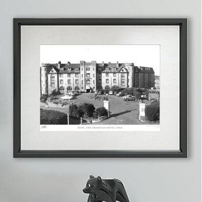 Bude, the Grenville Hotel C1960 1 Piece Single Picture Frame Wall Art