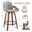Ensemble de 2 tabourets de bar et de comptoir pivotants-836768-8742215