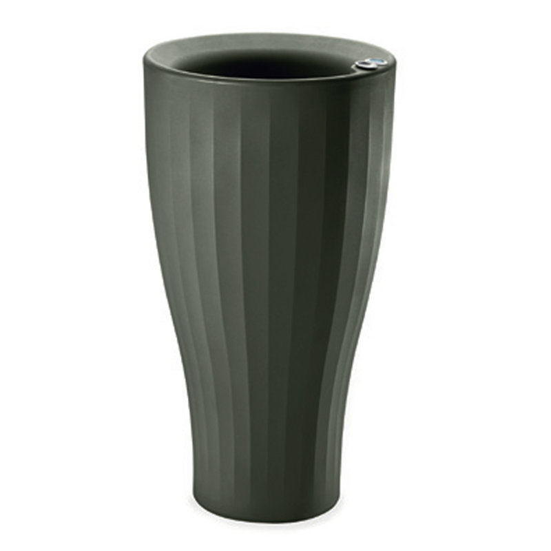 TruDrop Cup Self Watering Tall Planter, Olive, 39.37" H x 22" W x 22" D