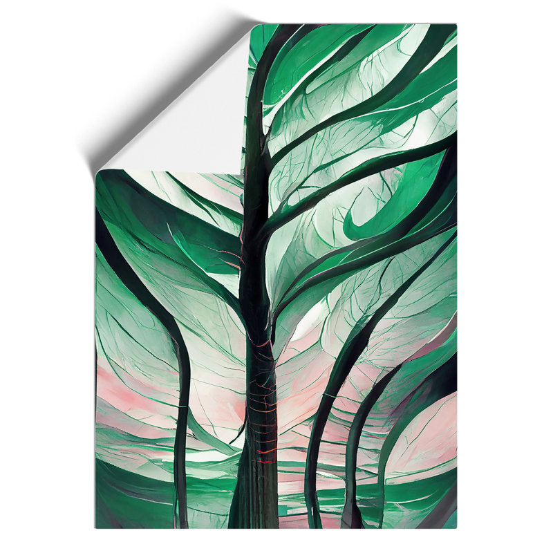 Tree Abstract Art No.1 - Wall Art, Paper, 59.4cm H x 42cm W, No Matte