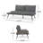 NORFOLK SOFA SEATER - LEFT SIDE