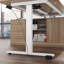 Bureau ergonomique assis-debout avec contrôleur de mémoire-1664161620