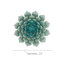 Modern Floral Iron Wall Decor