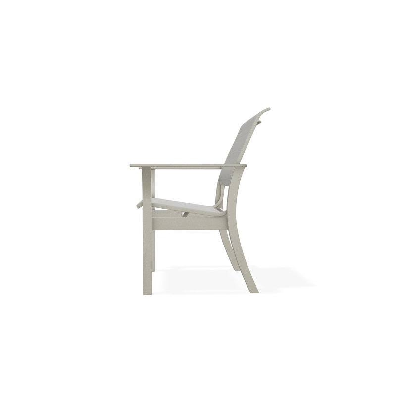 Leeward Outdoor Dining Chair, Storm, Deacon