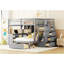 Lit superposé avec bureau, tiroirs et tablettes-2104288523