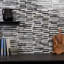 Matchstix 11x11 Brick Polished Glass Mosaic Tile-731717585