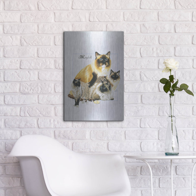 "Ragdoll" par Barbara Keith, H 24 po x l 16 po