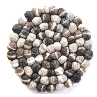 Boule de feutre à main fabriquée
