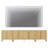 Ackerman 126" Wooden Dresser Set For Bedroom, 3Pcs Large Mid Century Modern Dresser For Closet, Curved Profile Wooden Chest Of Drawers For Living Room-121543794