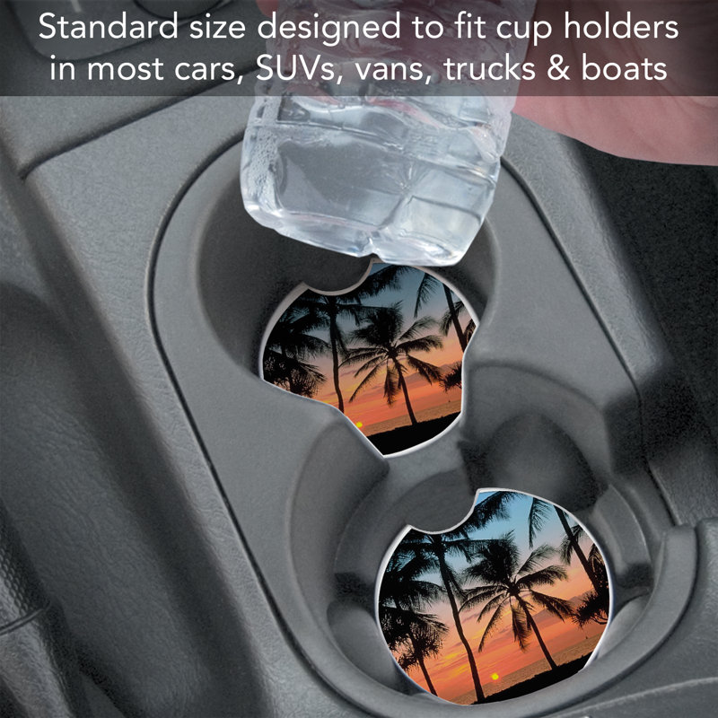 Paquet de 2 sous-verres Palm Car