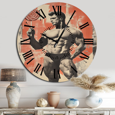 Horloge murale Muscle and Lollipop