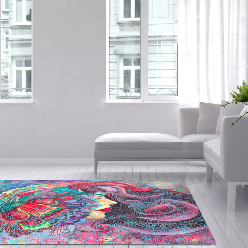 Garda Abstract Area Rug, Rectangle 155 x 230cm