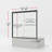 Linear 60 In. W X 56 In. H Sliding Framed Bath Tub Door And Transparent Glass in Matte Black-1522467678