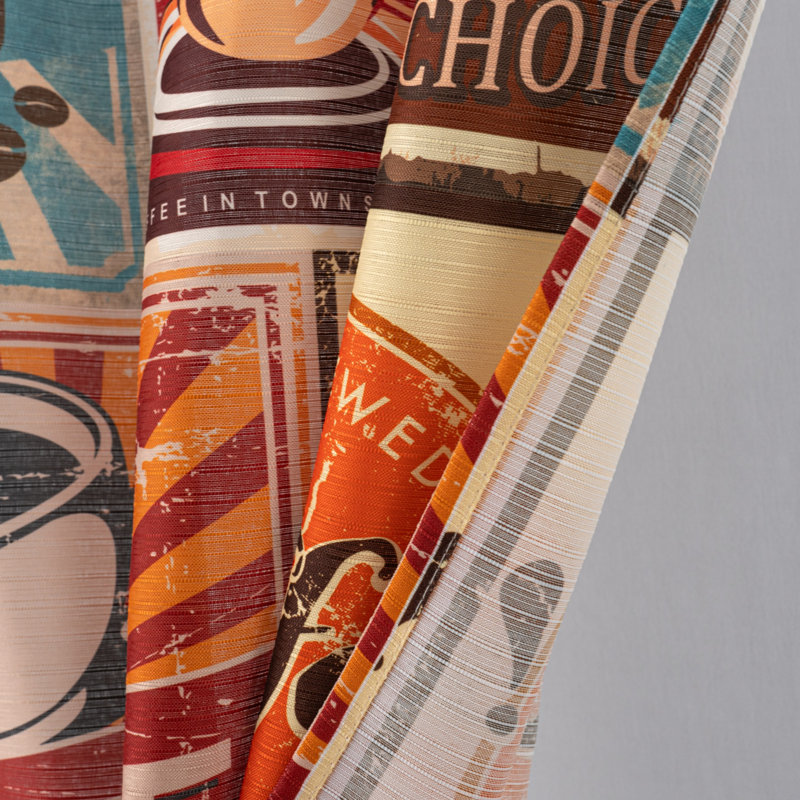 Fresh Brew Cucina Kitchen Curtain Set
