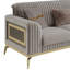 Ensemble de salon 2 pièces Duplessis Taupe-769942139-579177979