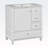 Bathroom Vanity with Sink,One Door with Shelf and Three Drawers-1017552550