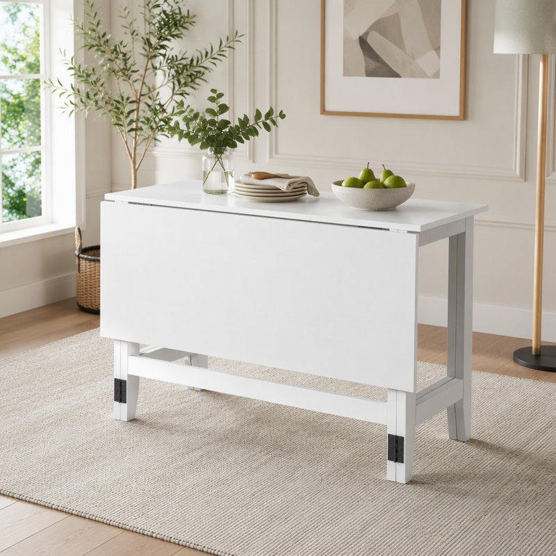Table de salle à manger à rallonge Farmhouse, White