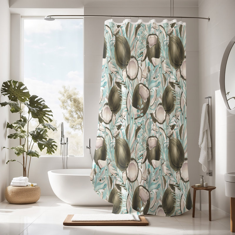 Shower Curtain, 72" H x 70" W