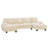 6 Seat U-Shaped Sectional Sofa, 105" Wide Modern Soft Sofa Couch with Double Chaises-346445423