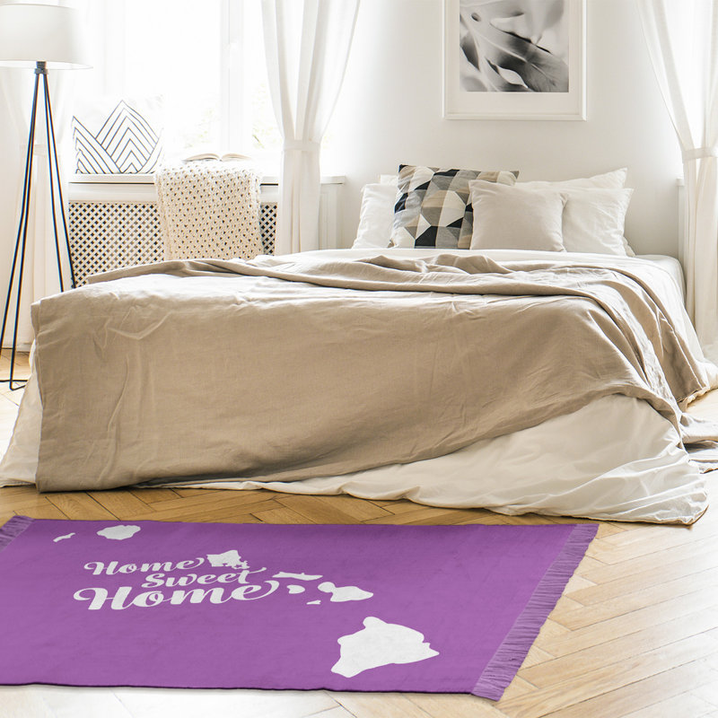 Tapis de zone mauve honolulu the home