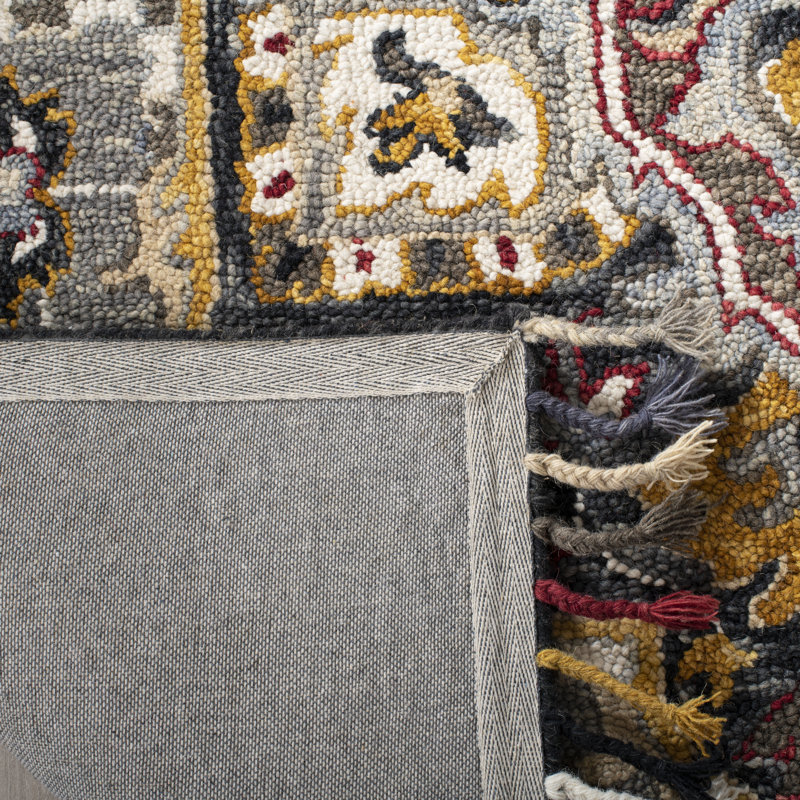 Tapis oriental en laine touffeté à la main Vahakn, Tapis de couloir 2 pi 3 po x 13 pi
