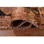 Tapis traditionnel pré-1900 à teinture végétale antique 4 x 7