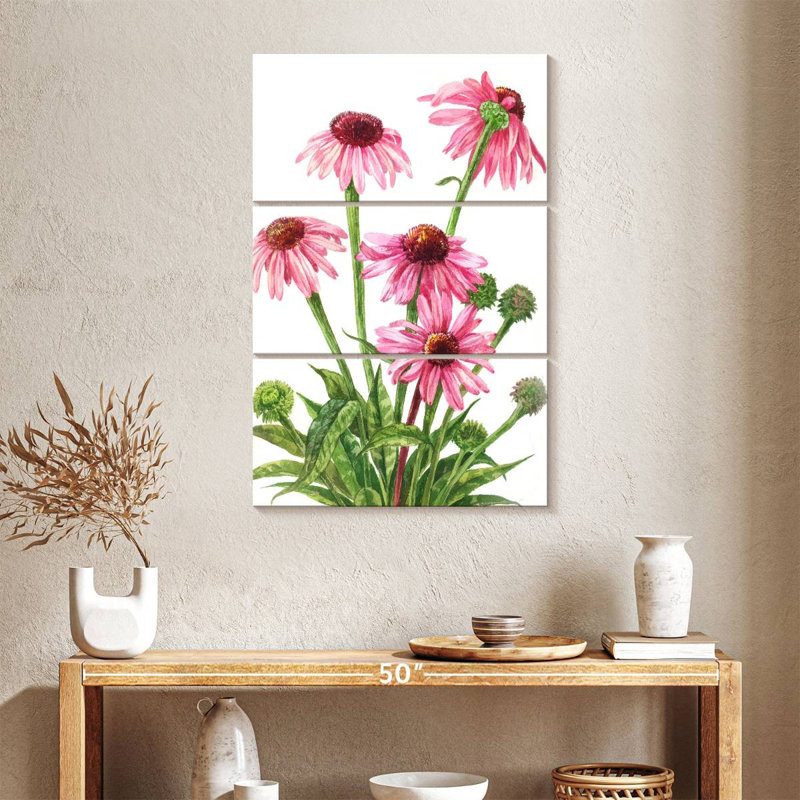 Bouquet de fleurs d'échinacée Harnek, H 23 po x l 14 po