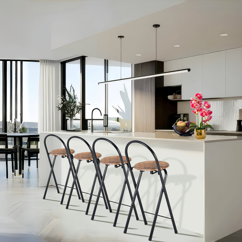 Adriona Counter Stool with Metal Frame