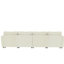 U-Shape Chenille Sectional Couch With Storage, 123" 6 For Living Room, Spacious Large Room