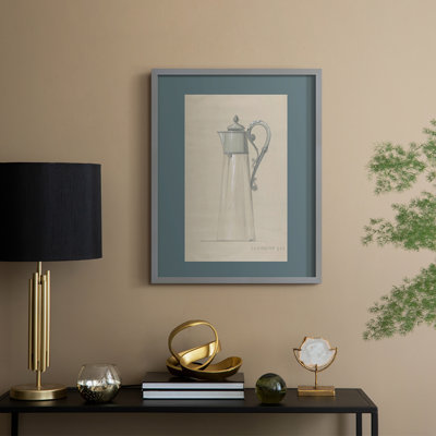 Vintage Sketch XLV Framed Print - Solid Wood