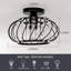 Akman Crystal Flush Mount