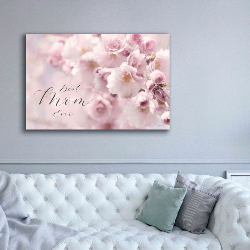 «Best Mom Ever» par Lori Deiter, estampe numérique sur toile, H 40 po x l 60 po x P 1,5 po