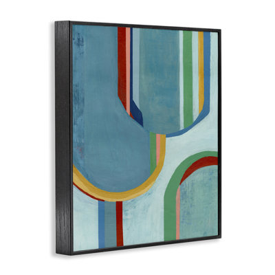 «Blue Striped Arches», estampe numérique de Pippin Schupbach