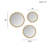 Benjamina Iron Round Mirror
