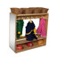 Natural Environments Mobile Double Sided Dress-Up Locker with Mirror