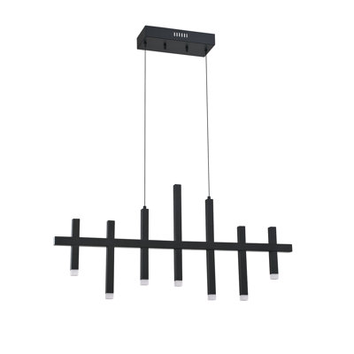 Luminaire suspendu DEL 7 lumières Zaon