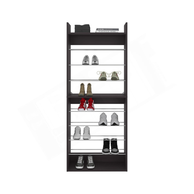 Range-chaussures, chambre à coucher, noir