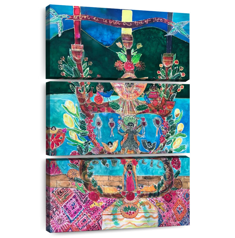 Adella Mexican Tree Of Life, 57" H x 36" W