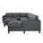 Jaxton Upholstered U-Shaped Sectional