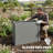 Raised Garden Bed, Galvanized Planter Box Outdoor with Gloves for Gardening Vegetables, Flower, Herb, 2.6 x 1 x 2 ft, Gray-1773442672-1773442679