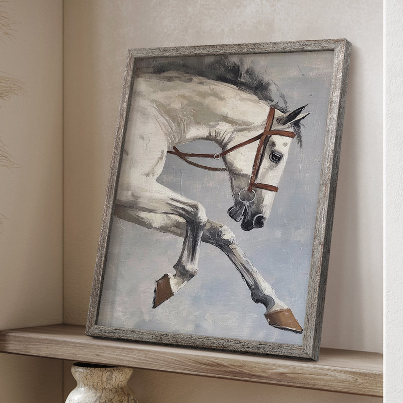 ANIMALS Series CCCCXXIV, reproduction encadrée - bois massif, H 11 po x l 9 po