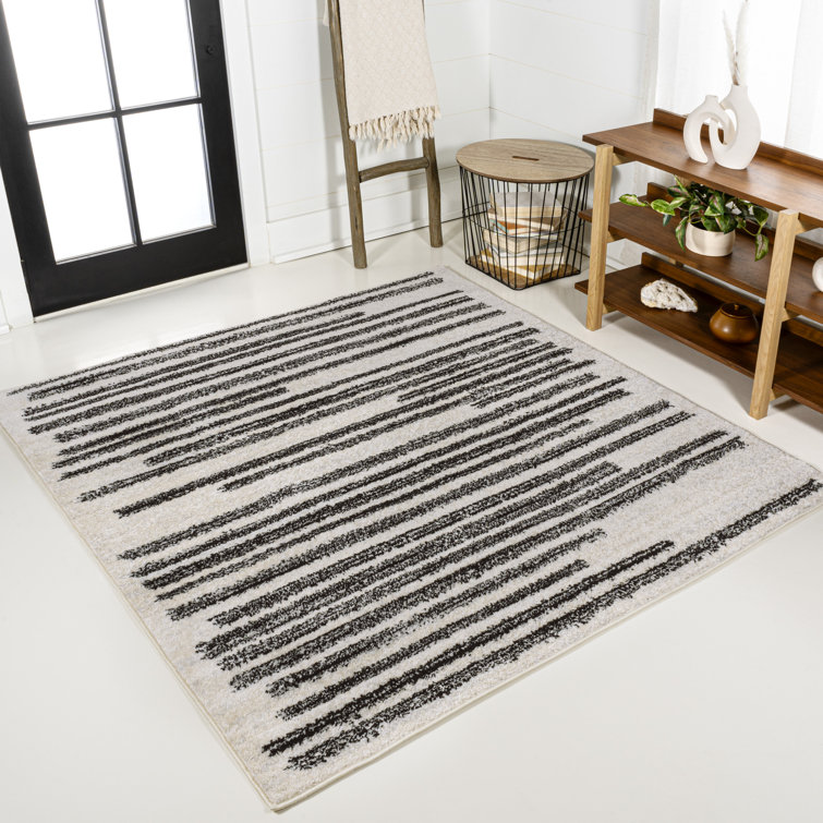 Tapis crème / noir Augie