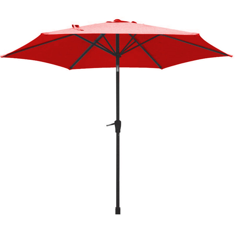 Parasol de marché pour patio, Rouge