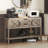 Console Table With Storage Drawers And Bottom Shelf-2013009729