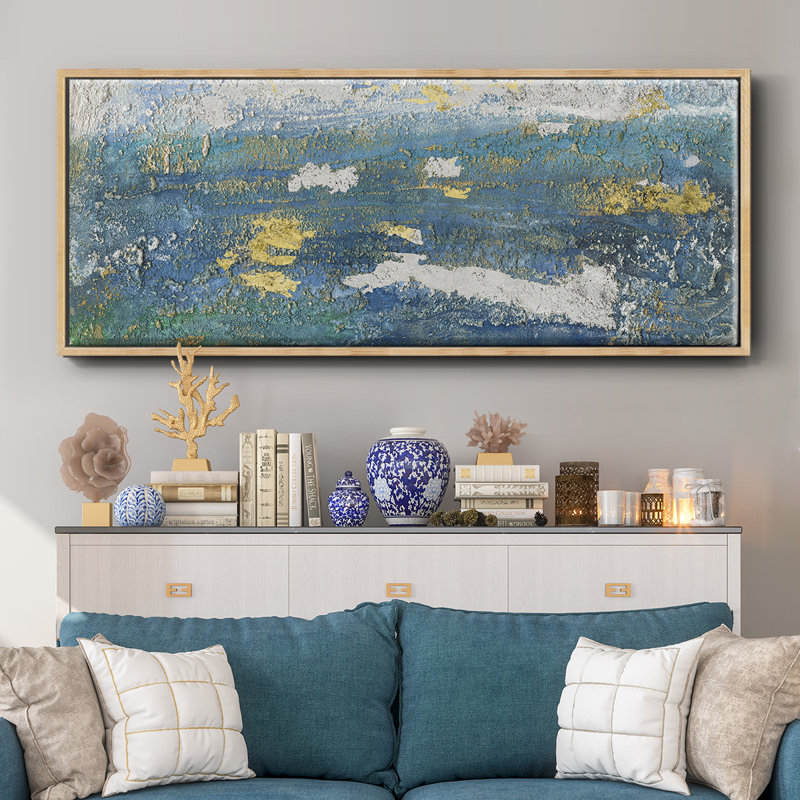 Sparkling Sea II- Framed Canvas
