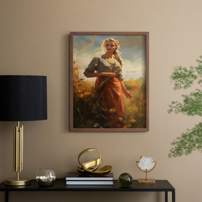 WOMEN Series CMLXXXIII Framed Print - Solid Wood