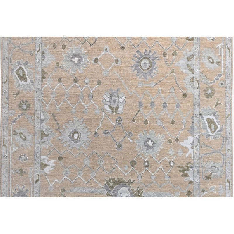 Hand Knotted Wool Oriental Indoor Rug
