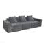 Canapé au sol, canapé à compression, canapé-lit au sol convertible avec accoudoirs à dossier, coussin en futon confortable, tissu chenille, pour la chambre à coucher du salon 100 x 36,2 x 27,6 pouces